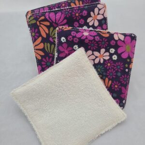 lot de 8 cotons lavables violet